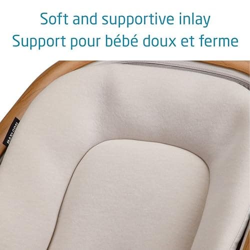 Maxi-Cosi 2-in-1 Kori Rocker, folds flat, travel, washable fabrics, Sand Horizon - Horizon Sand thumbnail 3