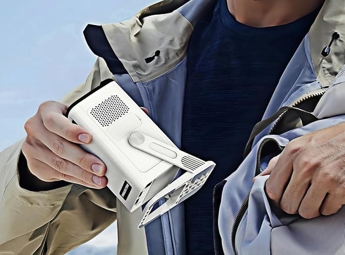 Built-in Apps 1080P 4K Support Mini Projector with Android 14, Phone Remote | Portable Smart Projector with WiFi 6 and Bluetooth 5.4 for Bedroom Auto Keystone Compatible with Netflix/iOS/HDMI/TV Stick X1 thumbnail 11