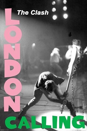 Pyramid America The Clash London Calling Music Cool Wall Decor Art Print Poster 24x36 - Image 1