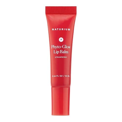 Naturium Phyto-Glow Lip Balm 0.34 oz Strawberry - Image 1