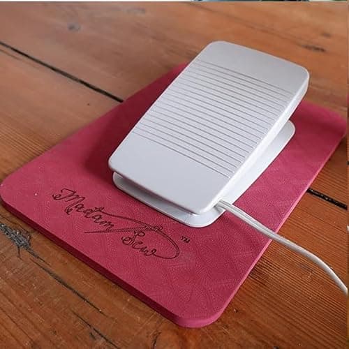 Madam Sew Sewing Machine Pedal Mat Non Slip | Sewing Mat Reduce Vibration with No Slip Rubber Keeps Pedal in Place | Sewing Machine Mat Accessory | 7” x 10” thumbnail 2