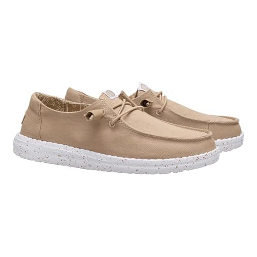 HEYDUDE Women's Wendy Stretch Canvas Slip On Shoes | Easy On Loafer thumbnail 6