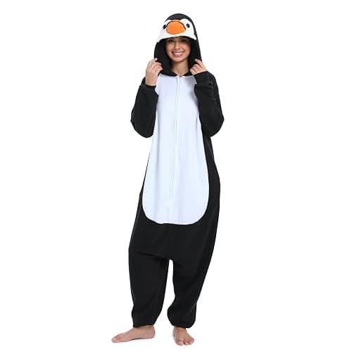 NAITOKE Adult Animal Onesie Halloween Costume Cosplay One-Piece Pajamas Women Man Teens thumbnail 4