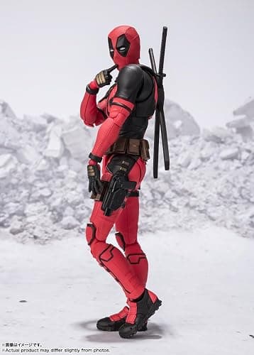 TAMASHII NATIONS - Deadpool & Wolverine - Deadpool, Bandai Spirits S.H.Figuarts Action Figure thumbnail 2