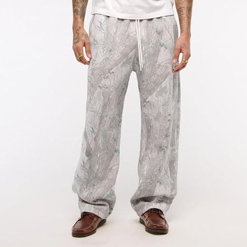Baggy Camo Sweatpants Men Workout Camoflash Pants for Men Causal Lounge Army Fatigue Pants Baggy Camouflage thumbnail 2