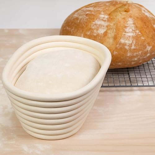 Saint Germain Bakery 10-Inch Oval Banneton Proofing Basket with Liner thumbnail 6
