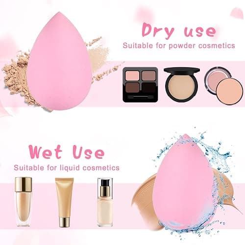 40Pcs Mini Makeup Sponge Multi Colored Beauty Sponges Professional Foundation Sponge Super Soft Facial Makeup Tools for Foundation, Powder, Liquid thumbnail 5