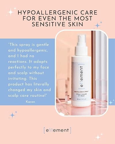 Hypochlorous Acid Spray – Acne Prone Skin – Dry Face – Eczema Prone Skin - Tattoo Aftercare – Piercing Aftercare – Saline Toner – Facial Cleanser – Eye Lash Cleanser - All Natural Face and Skin Spray – Safe for All Skin Types – Hypoallergenic – Cruelty Free - e11ement (Large 8oz)) thumbnail 6