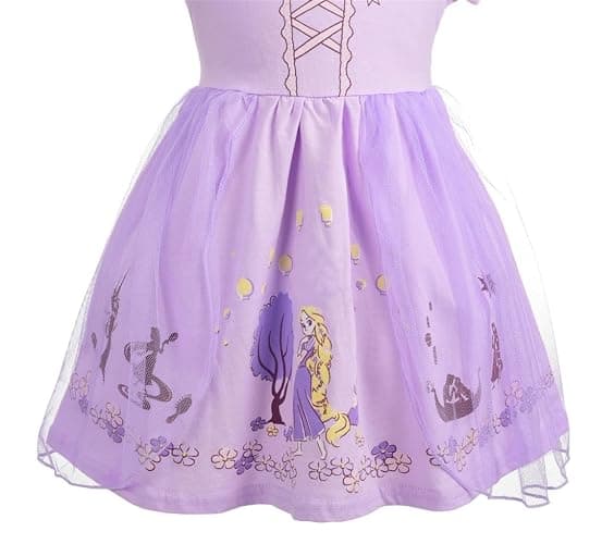 4T Dressy Daisy Princess Dress Halloween Costumes Fancy Party Birthday Summer Dresses for Toddler & Little Girls thumbnail 5