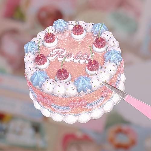 Alideco 30pcs Scrapbook Stickers Vintage Gourmet Desserts Sticker Book for Adults journaling Stickers for Scrapbooking (binfenshiguang) thumbnail 2