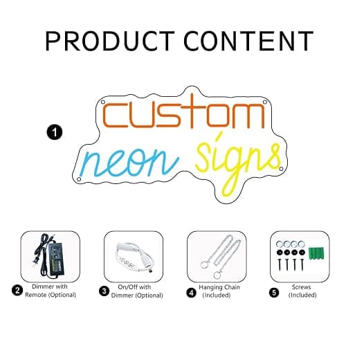 OBTAIN Custom Neon Signs, Neon Sign Customizable for Wall Decor, Personalized Neon Sign for Wedding Birthday Party Gift Party Bar Game Room Home Business Shop Name Logo Neon Sign thumbnail 5