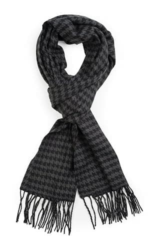 Plum Feathers Super Soft Luxurious Cashmere Feel unisex for Men and Women Winter Scarf - Image 1