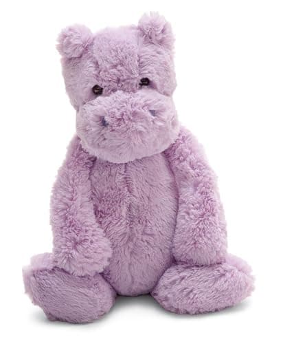 Jellycat Bashful Lilac Hippo Stuffed Animal, Medium 12 inches - Hippopotamus Plush Toy - Classic Children's Gift - Image 1