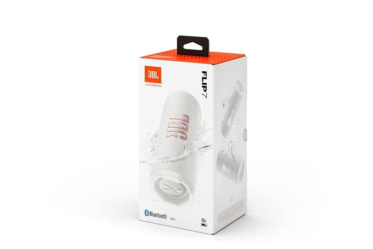 JBL Flip 7, Enceinte Bluetooth Portable sans Fil, 16 Heures d’autonomie, étanche IP68, résistante à la poussière et aux Chocs, Son Pro avec IA Boost, Connexion Multi-Enceintes Auracast, Blanc thumbnail 9
