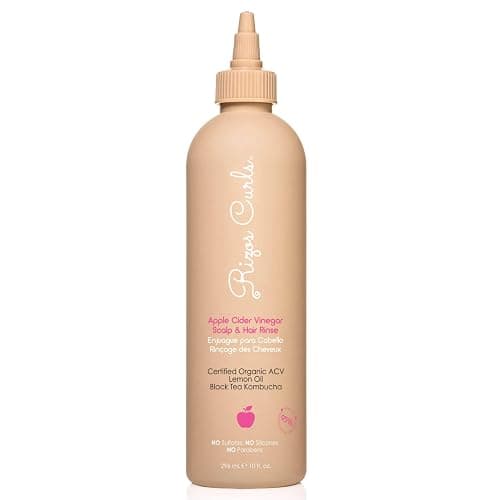 Rizos Curls Apple Cider Vinegar Scalp & Hair Rinse, Clarifies to Remove Product Buildup, Balance Oils, Revive Hair & Scalp, Enhances Softness & Shine, 10 oz - Image 1