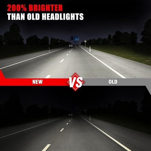 ADCARLIGHTS for 2009-2018 Dodge Ram Headlight Assembly compatible with 2009-2018 Ram 1500/2010-2018 Ram 2500 3500 Black Housing Amber Reflector Headlamp Replacement Left and Right thumbnail 8