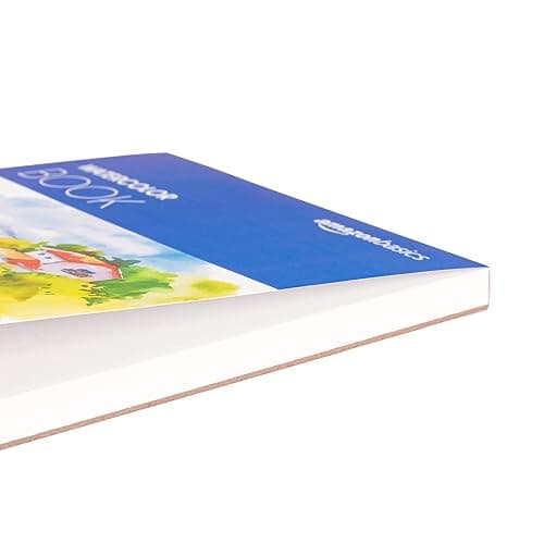 Amazon Basics Watercolor Pad, 9"x12", 140 lb / 300 gsm, 30 Sheets, White thumbnail 3