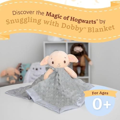 Kids Preferred Harry Potter 12 Inch Dobby Baby Lovey Security Blanket Snuggle Toy Stuffed Animal for Newborn Infants and Babies thumbnail 5