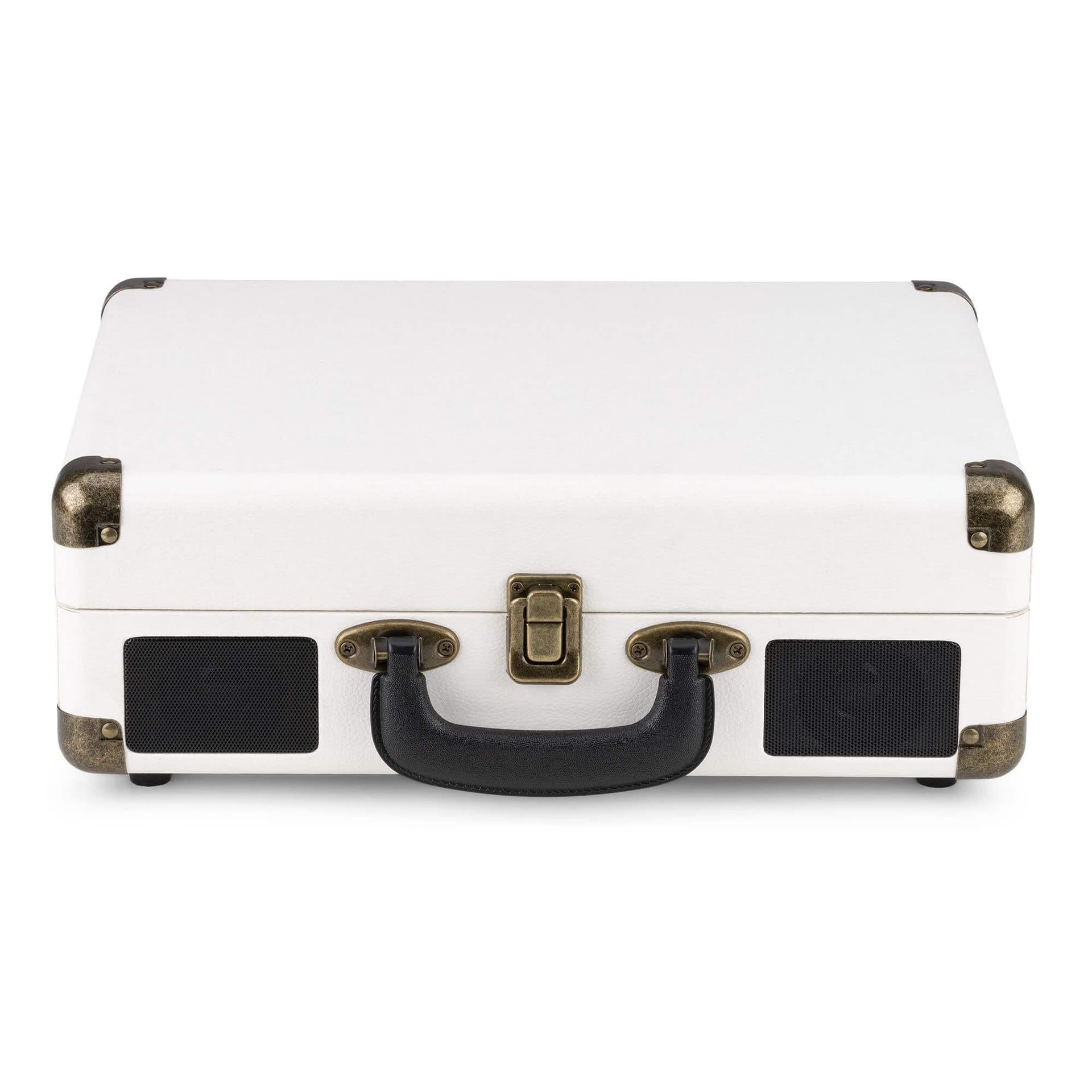 Audizio RP116 Turntable Briefcase Record Player | USB & Bluetooth Retro Record Players for Vinyl with Speakers | 3 Speeds | Convert Retro Vinyl to mp3 via USB | RCA Output/AUX 3.5mm (Crème) thumbnail 8