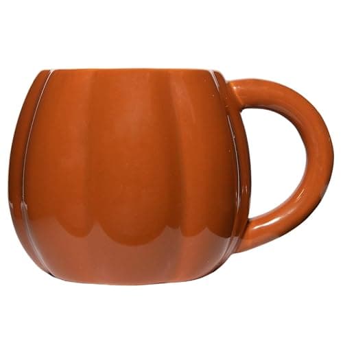 Sweet Water Decor Orange Pumpkin Coffee Mug - 19 oz Autumn Cup Dishwasher & Microwave Safe - Soothing Tea and Pumpkin Spice Latte - Ceramic - Image 1
