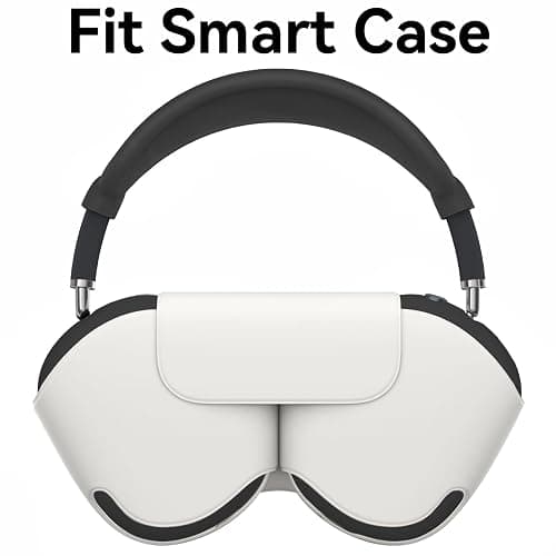 Silicone Case Cover for AirPods Max Headphones, Ear Pad Case Cover/Ear Cups Cover/Headband Cover for AirPod Max (USB-C/Lightning)(2024/2020),Accessories Silicone Protector for Apple AirPods Max, Black thumbnail 7