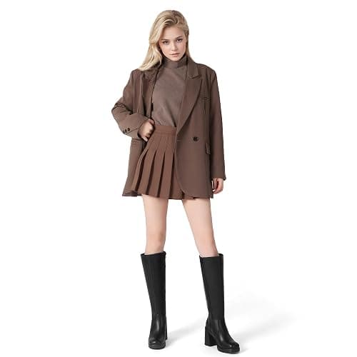 Glamnest Knee High Boots Women Chunky Heeled Square Toe Boot Platform Tall Long Boots Side Zipper Gogo Boots thumbnail 7
