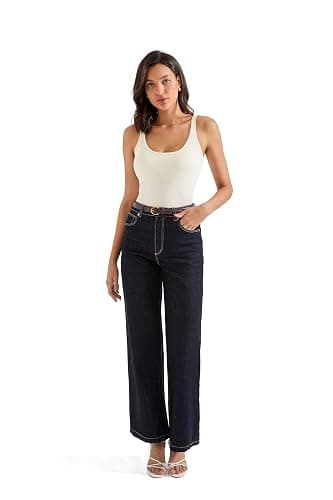 SUUKSESS Women Padded Cotton Ribbed Tank Tops Casual Summer Going Out Sleeveless Scoop Neck Basic Cami Tops thumbnail 4