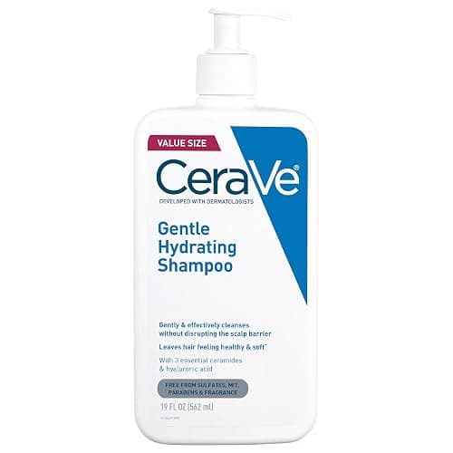 CeraVe Gentle Hydrating Shampoo, With Ceramides, Niacinamide & Hyaluronic Acid For Soft, Healthy Looking Hair & Scalp, Sulfate Free & Color Safe Shampoo, For All Hair Types, 19 Oz - Image 1