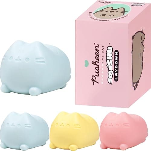 Hamee SquiSHU Laydown Pusheen the Cat - 1 Pc. (Mystery - Blind Box) | Pull Stretchy Dough Fidget Squishy Sensory Toy Soft Squeeze Ball Hand Therapy Relaxing Calming Soothing Gift for Kids, Adults - Image 1