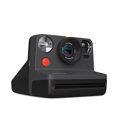 Polaroid Now 2nd Generation I-Type Instant Camera + Film Bundle - Now Black Camera + 16 Color Photos (6248)- Black thumbnail 6