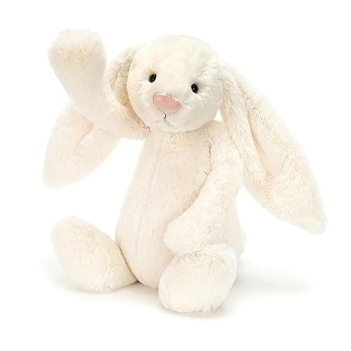 Jellycat Bashful Cream Bunny Stuffed Animal, Large 14 inches - Rabbit and Bunny Plush Toy - Classic Children's Gift thumbnail 2