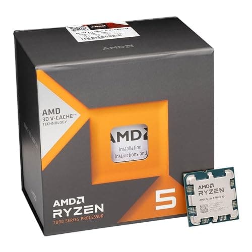 AMD RYZEN 5 7600X3D Raphael AM5 4.1GHZ 6-CORE Boxed Processor - HEATSINK NOT Included thumbnail 3