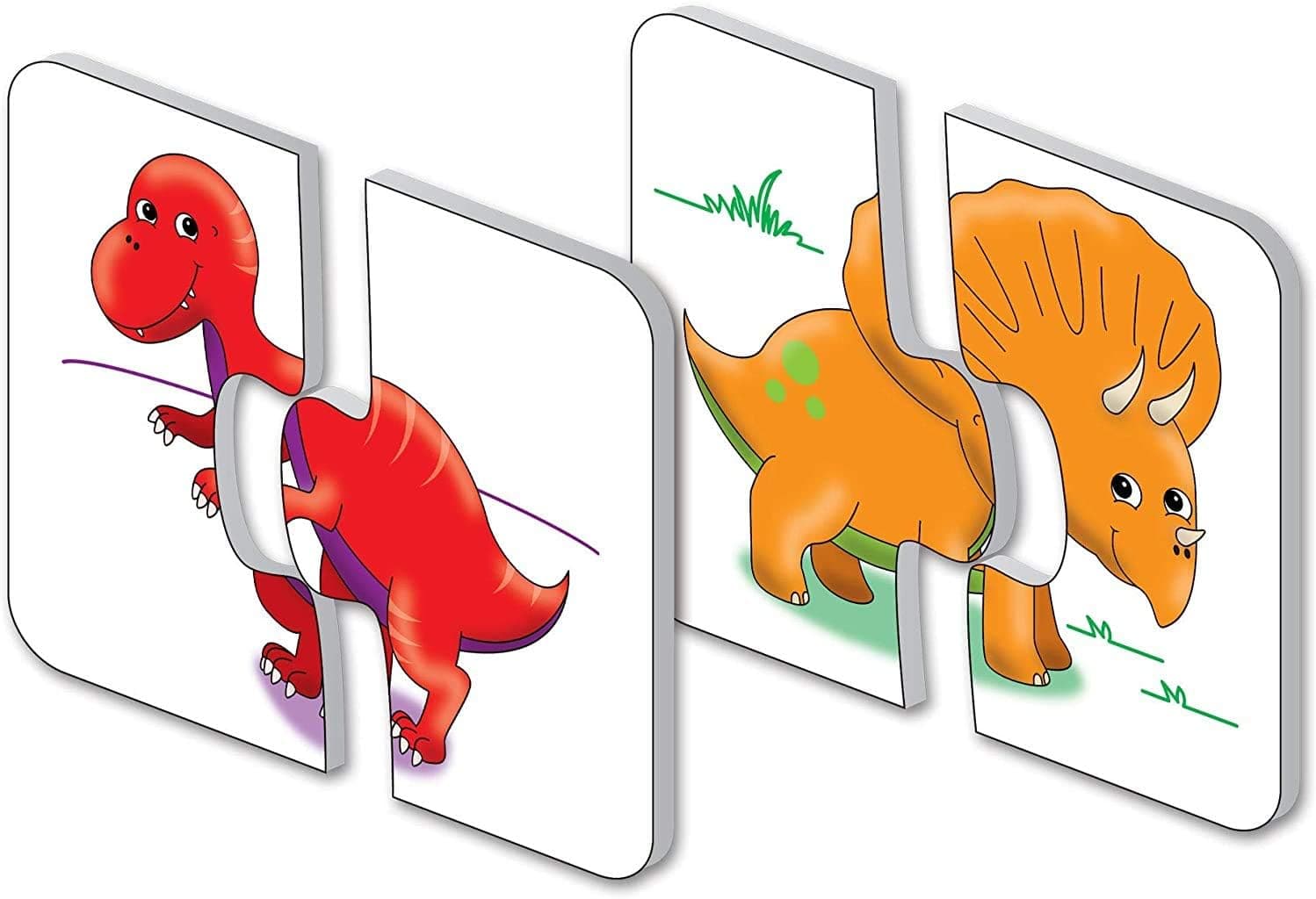 The Learning Journey: My First Match It - Dinosaurs - 2 Year Old Toys, Puzzles for Toddlers, Toddler Puzzle, Educational Toys for 2 Year Old - 15 Self-Correcting Matching Puzzles - Award Winning Toys - Dinosaurs
