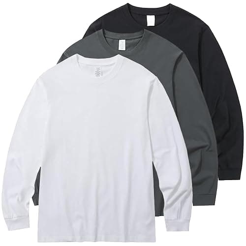 SnowElve Oversized T-Shirts for Women Men's Long Sleeve Vintage Tshirts Acid Wash Baggy T Shirts Loose Fit Sweatshirt - Image 1
