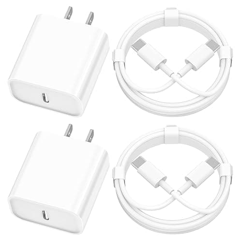 [Apple MFi Certified] iPhone 17 Charger Fast Charging, LANWK 2Pack 20W USB-C Charger Dynamic Power Adapter Type-C Wall Charger + 6FT Type-C Cable for iPhone 17/17 Pro/17 Pro Max/16 Pro/15/iPad/AirPods - Image 1