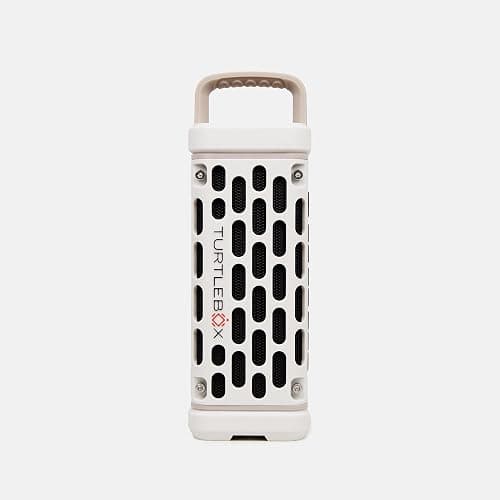 Turtlebox Ranger: Loud! Outdoor Portable Bluetooth 5.4 Speaker | Rugged, Waterproof, Ultra-Portable | Plays to 105db, Deep Bass, Shockproof, Unlimited Pairing for Full Stereo Experience, Ivory - Image 1