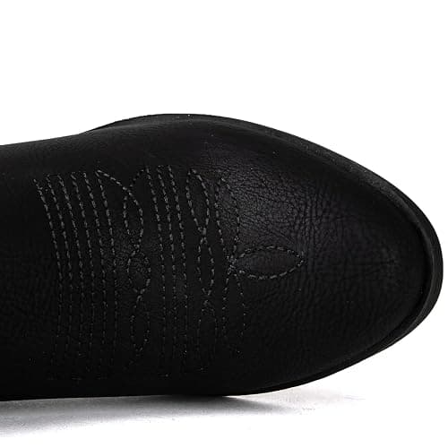 GLOBALWIN Women's The Western Wear Fashion Cowboy Cowgirl Free Birds Country Concert Disco Outfits Low Heel Walking Boots For Ladies thumbnail 5