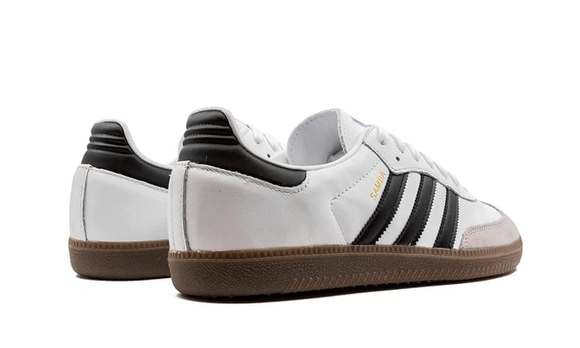 Adidas Originals SAMBA OG Men's Sneakers, Cloud White / Core Black / Clear Granite, 10 M US thumbnail 3