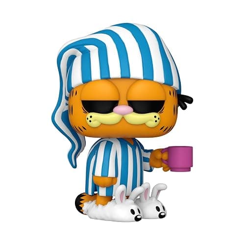 Funko POP! Comics: Garfield– Garfield with Mug - Collectable Vinyl Figure - Gift Idea - Official Merchandise - for Kids & Adults - Cartoons Fans - Model Figure for Collectors and Display thumbnail 2