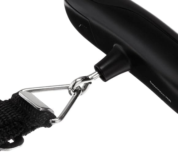 Amazon Basics Tragbare Digitale Kofferwaage mit Haken, Tara-Funktion und Einheitenumrechnung – Präzise Gewichtsmessung bis 50 kg, Praktisch für Reisen,Einheitsgröße, Schwarz thumbnail 5