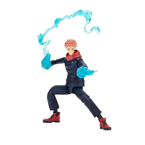 Total Anime Yuji Itadori - 6.5-Inch Scale Figure with Swappable Faceplates, Alternate Hands, and Energy Effects - Image 1