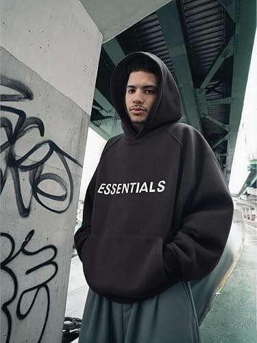 RICK TOP ONE Unisex Cotton Pullover Hoodie Soft Durable Sweatshirt Casual Loose Streetwear for Teens and Adults thumbnail 3