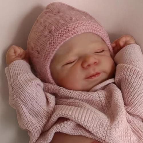 Anano Full Silicone Baby Doll-18 in Reborn Baby Dolls Silicone Full Body, Realistic Babys Doll Girl, Anatomically Correct Newborn Babys, Real Life Reborn Dolls with Accessories thumbnail 4