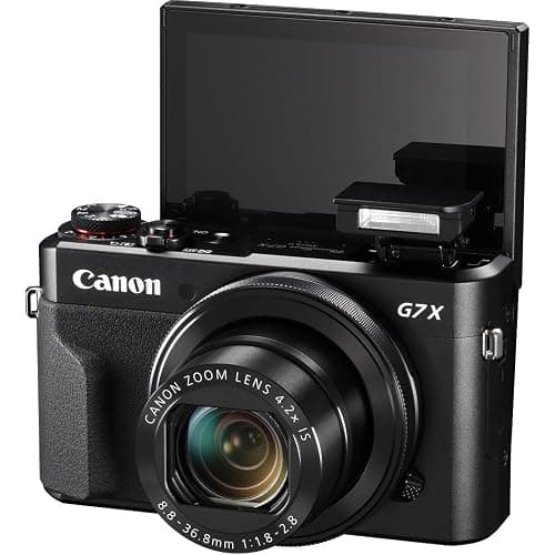 Canon PowerShot G7 X Mark II Digital Camera (Black) 20.1MP 1-Inch CMOS Sensor, DIGIC 7, 4.2X Optical Zoom Lens | Full HD 1080p Video, Wi-Fi, Tilting Touchscreen with Bag and 64GB Card thumbnail 4