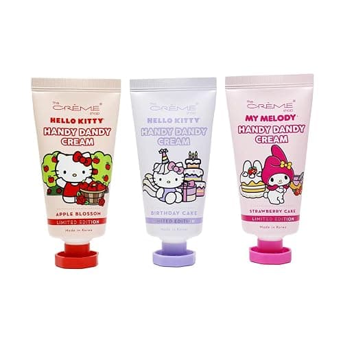 the CREME shop Hello Kitty limited edition dry skin repair hand creme trio with shea butter & vitamin e - Image 1