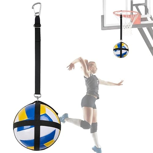 AzReference Volleyball Spike Trainer -Solo Serve Trainer-Volleyball Attack Trainer-Training System Improves Serving, Jumping, Arm Swing Mechanics and Spiking Power - Image 1