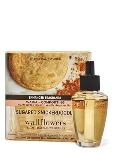 Bath & Body Works Sugared Snickerdoodle Wallflowers Home Fragrance Refills, 2-Pack (1.6 fl oz total) (Sugared Snickerdoodle) - Image 1