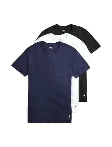 POLO Ralph Lauren Men's Slim Fit Cotton Crew Undershirts 3 Pack - Image 1