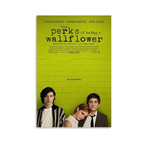 The Perks of Being A WallFlower Movie Poster Canvas Art Posters for Room Aesthetic And Wall Art Picture Living Room Decor Poster 08x12inch(20x30cm) Unframe-style - Image 1