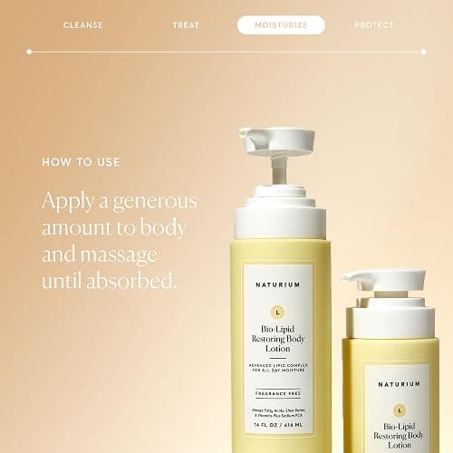 Naturium Bio-Lipid Restoring Moisturizing Body Lotion with Shea Butter, Fragrance Free, 14 oz thumbnail 6
